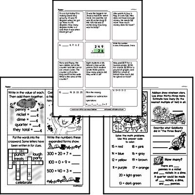 Money Math - Quarters Workbook (all teacher worksheets - large PDF)