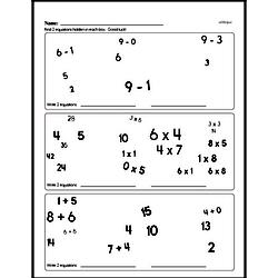 Third Grade Multiplication Worksheets - One-Digit Multiplication Worksheet #5