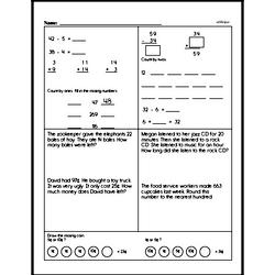 Third Grade Multiplication Worksheets Worksheet #8