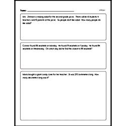 Third Grade Multiplication Worksheets Worksheet #12