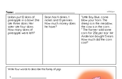 Third Grade Multiplication Worksheets Worksheet #14