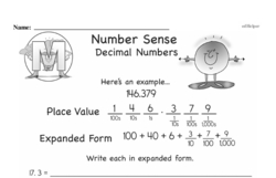 Third Grade Number Sense Worksheets Worksheet #2