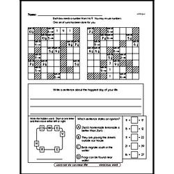 Third Grade Number Sense Worksheets Worksheet #90