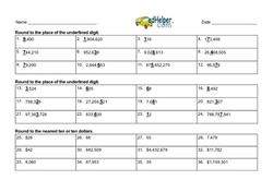 Third Grade Rounding Worksheets | edHelper.com