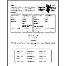 Third Grade Subtraction Worksheets - Subtraction within 20 Worksheet #1