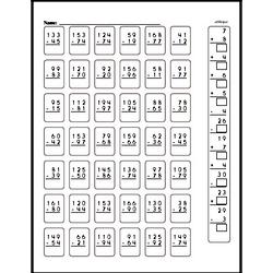 Third Grade Subtraction Worksheets - Subtraction within 20 Worksheet #2