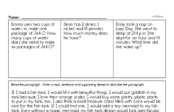 Third Grade Subtraction Worksheets - Subtraction within 20 Worksheet #5