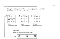 Third Grade Subtraction Worksheets - Three-Digit Subtraction Worksheet #3