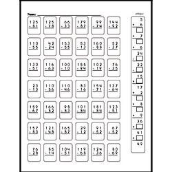 Third Grade Subtraction Worksheets - Two-Digit Subtraction Worksheet #3