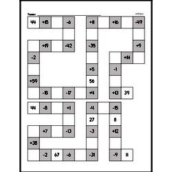 Third Grade Subtraction Worksheets - Two-Digit Subtraction Worksheet #6