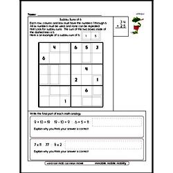 Addition and Subtraction Logic Fun Practice Book