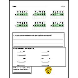 Third Grade Subtraction Worksheets Worksheet #39