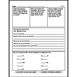 Third Grade Subtraction Worksheets Worksheet #6