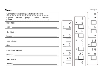January Fun Packets - Small 5-7 Page Worksheets<BR>Use for homework, in the classroom, or for fast finishers.