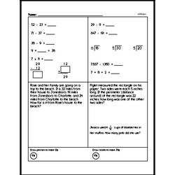 Fourth Grade Addition Worksheets - Multi-Digit Addition Worksheet #1