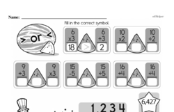 Fourth Grade Division Worksheets - Division without Remainders Worksheet #7