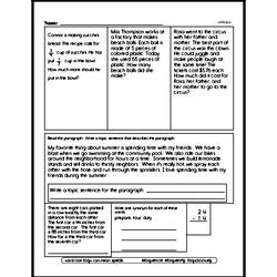 Fourth Grade Division Worksheets Worksheet #10