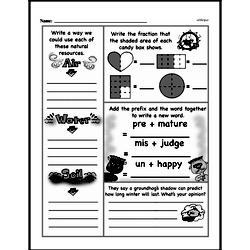 Fourth Grade Fractions Worksheets - Fractions and Parts of a Whole Worksheet #24