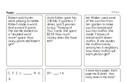 Fourth Grade Fractions Worksheets - Fractions and Parts of a Whole Worksheet #1
