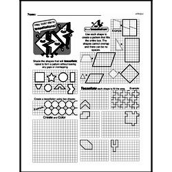 Fourth Grade Geometry Worksheets - 2D Shapes Worksheet #6