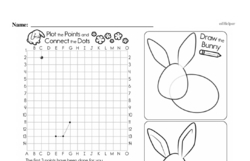 Fourth Grade Geometry Worksheets - Graphing Points on a Coordinate
