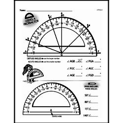 Fourth Grade Geometry Worksheets - Lines and Angles Worksheet #17