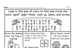 Fourth Grade Math Challenges Worksheets - Puzzles and Brain Teasers Worksheet #52