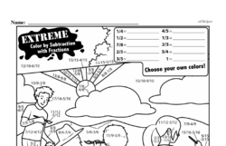 Fourth Grade Math Challenges Worksheets - Puzzles and Brain Teasers Worksheet #155
