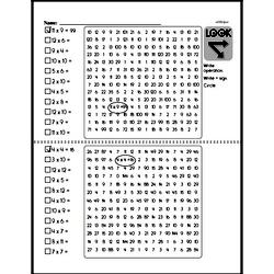 Fourth Grade Math Challenges Worksheets - Puzzles and Brain Teasers Worksheet #8