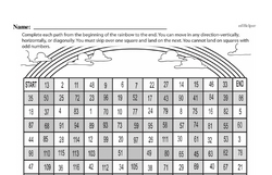 Fourth Grade Math Challenges Worksheets - Puzzles and Brain Teasers Worksheet #84