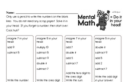 Fourth Grade Math Word Problems Worksheets - Mixed Operations Math Word Problems Worksheet #1