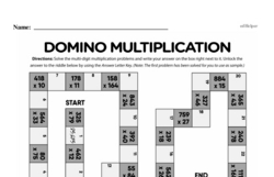 fourth grade multiplication worksheets multi digit multiplication edhelper com