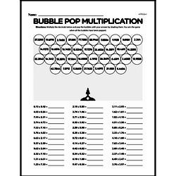 Fourth Grade Multiplication Worksheets - Multiplying Decimal Numbers Worksheet #2