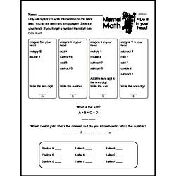 Fourth Grade Multiplication Worksheets Worksheet #4