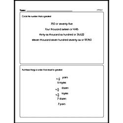 Number Sense - Converting Numerical Expressions to Different Forms Workbook (all teacher worksheets - large PDF)