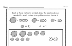 Fourth Grade Number Sense Worksheets - Multi-Digit Numbers Worksheet #7