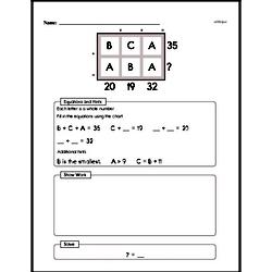 Fourth Grade Number Sense Worksheets - Two-Digit Numbers Worksheet #8