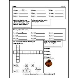 Fourth Grade Number Sense Worksheets Worksheet #42