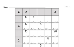 Math Facts Puzzle