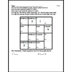 Number Theory Math Logic Puzzle