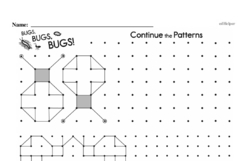 Pattern Worksheets - Free Printable Math PDFs Worksheet #134