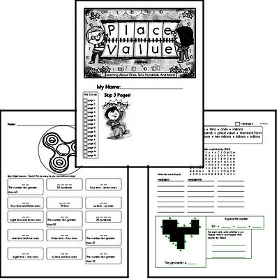 4th Grade Place Value Challenge Workbook