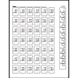 Fourth Grade Subtraction Worksheets - Multi-Digit Subtraction Worksheet #1