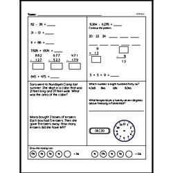 Fourth Grade Subtraction Worksheets - Two-Digit Subtraction Worksheet #2