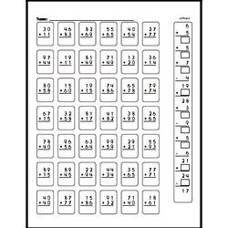 Fourth Grade Subtraction Worksheets - Two-Digit Subtraction Worksheet #3