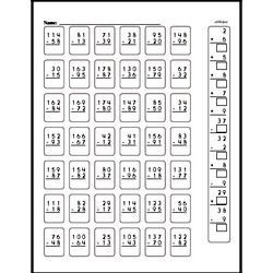Fourth Grade Subtraction Worksheets - Two-Digit Subtraction Worksheet #4