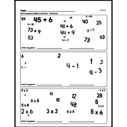 Fourth Grade Subtraction Worksheets - Two-Digit Subtraction Worksheet #9