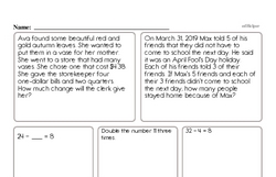 Fourth Grade Subtraction Worksheets - Two-Digit Subtraction Worksheet #10