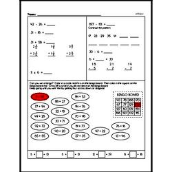 Fourth Grade Subtraction Worksheets Worksheet #6