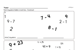 Subtraction Worksheets - Free Printable Math PDFs Worksheet #134